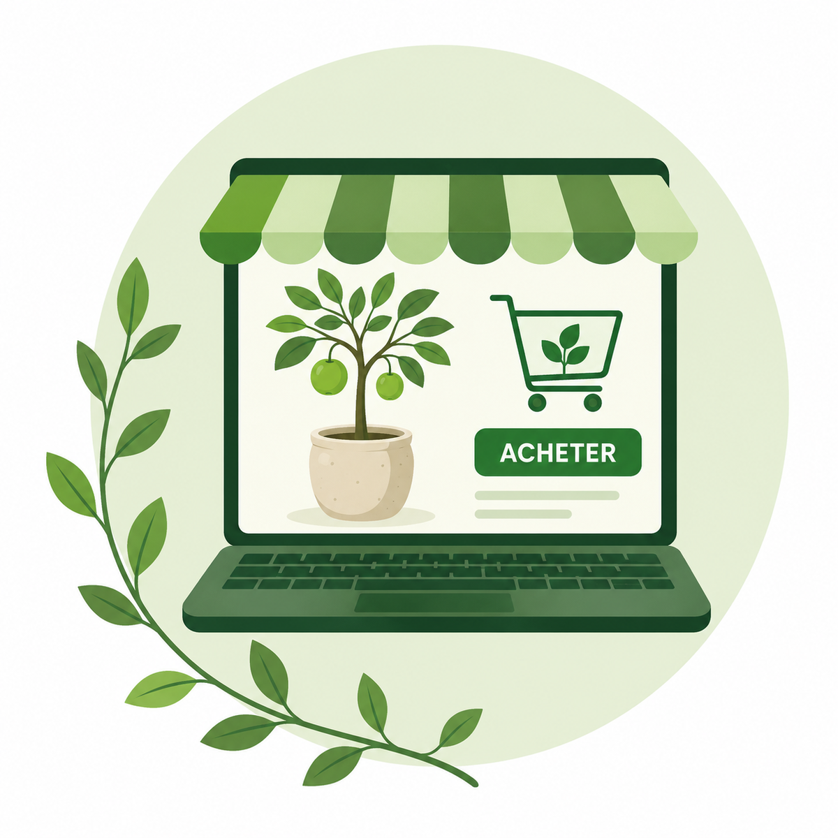 Afficher vos végétaux à vendre sur PENTY FRUITS