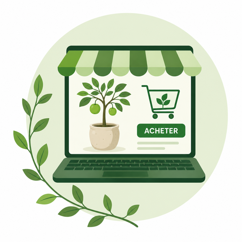 Afficher vos végétaux à vendre sur PENTY FRUITS